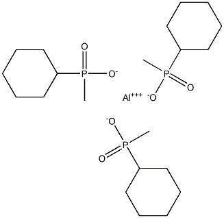 Structure of tris(cyclohexyl(Methyl)phosphoryl)oxy)aluMinuM