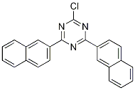 Structure of 2-chloro-4,6-di-2-naphthalenyl-1,3,5-Triazine
