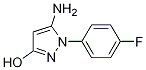 Structure of 5-aMino-1-(4-fluorophenyl)-1H-pyrazol-3-ol