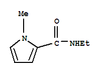 Structure of N-ethyl-1-methylpyrrole-2-carboxamide