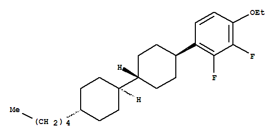 Structure of TRANS,TRANS-4-(4-ETHOXY-2,3-DIFLUORO-PHENYL)-4-PENTYL-BICYCLOHEXYL
