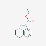 Structure of ETHYL 2,3-DIHYDRO-1H-PYRROLO[3,2,1-IJ]QUINOLINE-6-CARBOXYLATE