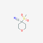 Structure of 4-(methylsulfonyl)-tetrahydro-2H-pyran-4-carbonitrile