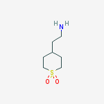 Structure of 2-(1,1-dioxothian-4-yl)ethanamine