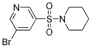Structure of 3-broMo-5-(piperidin-1-ylsulfonyl)pyridine