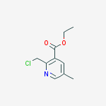 Structure of 2-ChloroMethyl-5-Methyl-nicotinic acid ethyl ester