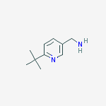 Structure of (6-tert-butylpyridin-3-yl)methanamine