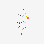 Structure of 1-(2,4-difluorophenyl)ethanesulfonyl Chloride