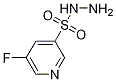 5-fluoropyridine-3-sulfonohydrazide结构式