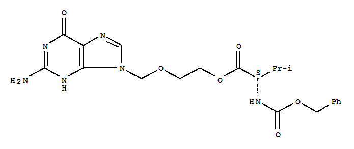 Structure of Cbz-Valaciclovir