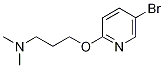Structure of 3-(5-Bromopyridin-2-yloxy)-N,N-dimethylpropan-1-amine