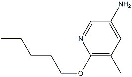 Structure of 5-Methyl-6-(pentyloxy)pyridin-3-aMine
