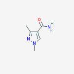 Structure of 1H-PYRAZOLE-4-CARBOXAMIDE,1,3-DIMETHYL-