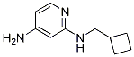 Structure of N2-(cyclobutylmethyl)pyridine-2,4-diamine