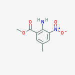 Structure of Methyl 2-amino-5-methyl-3-nitrobenzoate