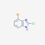 Structure of 4-Bromo-2-chloro-1H-benzimidazole