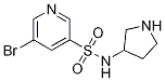 Structure of 5-broMo-N-(pyrrolidin-3-yl)pyridine-3-sulfonaMide