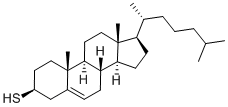 Structure of THIOCHOLESTEROL