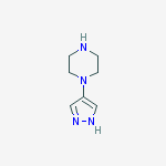 Structure of 1-(1H-Pyrazol-4-yl)piperazine