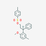 Structure of 3-(2-Methoxy-5-methylphenyl)-3-phenylpropyl 4-methylbenzenesulfonate