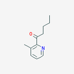 2-Pentanoyl-3-picoline结构式