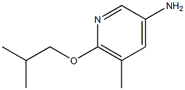 Structure of 6-isobutoxy-5-Methylpyridin-3-aMine