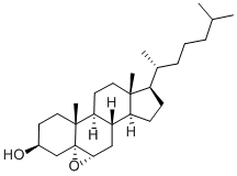胆固醇-5Α,6Α-环氧化物结构式