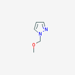 Structure of 1H-Pyrazole, 1-(methoxymethyl)-