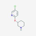 Structure of 5-chloro-2-(piperidin-3-yloxy)pyridine