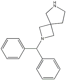 Chemical structure of 2-benzhydryl-2,6-diazaspiro[3.4]octane