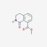 Structure of 1-Oxo-1,2,3,4-tetrahydro-isoquinoline-8-carboxylic acid methyl ester