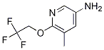 Structure of 5-Methyl-6-(2,2,2-trifluoroethoxy)pyridin-3-aMine