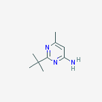 Structure of 2-tert-butyl-6-methylpyrimidin-4-amine