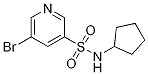 Structure of 5-broMo-N-cyclopentylpyridine-3-sulfonaMide