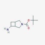 Structure of tert-Butyl (1S,5R)-6-amino-3-azabicyclo[3.2.0]heptane-3-carboxylate