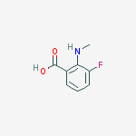 Structure of 3-Fluoro-2-(methylamino)benzoic acid