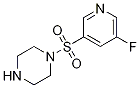 Structure of 1-(5-fluoropyridin-3-ylsulfonyl)piperazine