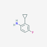 Structure of 2-cyclopropyl-4-fluoroaniline