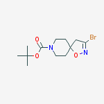 Structure of 2-Methyl-2-propanyl 3-bromo-1-oxa-2,8-diazaspiro[4.5]dec-2-ene-8- carboxylate