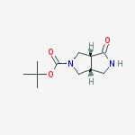 Structure of RACEMIC CIS-4-OXO-HEXAHYDRO-PYRROLO[3,4-C]PYRROLE-2-CARBOXYLIC ACID TERT-BUTYL ESTER