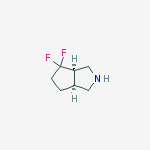 Structure of cis-4,4-Difluorooctahydrocyclopenta[c]pyrrole