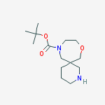 Tert-butyl 8-oxa-2,11-diazaspiro[5.6]dodecane-11-carboxylate结构式