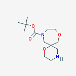 Structure of TERT-BUTYL 1,8-DIOXA-4,11-DIAZASPIRO[5.6]DODECANE-11-CARBOXYLATE