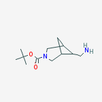 Structure of Tert-butyl 6-(aminomethyl)-3-azabicyclo[3.1.1]heptane-3-carboxylate