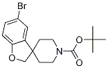 Structure of Spiro[benzofuran-3(2H),4'-piperidine]-1'-carboxylic acid, 5-broMo-, 1,1-diMethylethyl ester