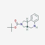 trans-1,3,3a,4,5,9b-Hexahydro-pyrrolo[3,4-c]quinoline-2-carboxylic acid tert-butyl ester结构式