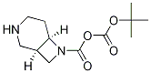 Structure of cis-7-Boc-3,7-diazabicyclo[4.2.0]octane-7-carboxylate