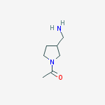 Structure of 1-(3-AMinoMethyl-pyrrolidin-1-yl)-ethanone