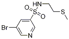 Structure of 5-broMo-N-(2-(Methylthio)ethyl)pyridine-3-sulfonaMide