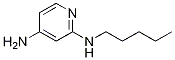 Structure of N2-pentylpyridine-2,4-diamine